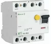Eaton Fi-schutzschalter (rccb), 100a, 4p, 300ma, Typ A, 102883