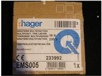 Hager EMS005, Hager Treppenlichtzeitschalter EMS005 | 230V AC | DIN-Schiene 