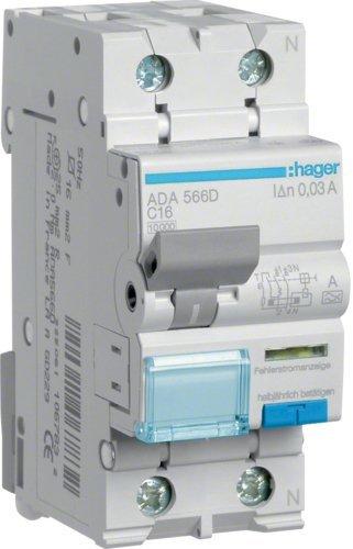 Hager FI/LS-Schalter ADA566D