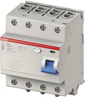 ABB 2CCF544110E0400 F404A40/0,03 FI-Schutzschalter A 4polig 0.03A 400