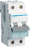 HAGER MCN506, Hager LS-SCHALTER 1P+N 6A-C 6KA 2PLE / HAGER MCN506