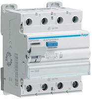 Hager CDF640D RCCB Fehlerstromschutzschalter 3P+N 40A 30mA 10kA Typ F