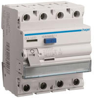 Hager CEA440D Fehlerstromschutzschalter 4 polig 6kA 40A 100mA Typ A
