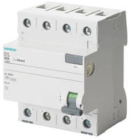 Siemens 5SV43420, Siemens FISchutzschalter Typ AC A 30 mA Un AC (5SV43420) Grau