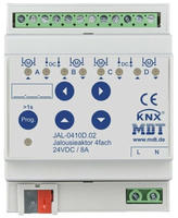 MDT JAL-0410D.02 Jalousieaktor 4-fach, 4TE, 24VDC, 8A (JAL-0410D.02)