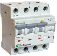 Eaton 120660 FI/LS, 16A, 30mA, LS-Kennline-C, 3p mit N, FI-Char: A