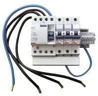 Gewiss GW96080 GEWISS Z&auml;hler-Abgangs-Kit GW96080 Anschlussmodul 4polig 40 A 400 V 1