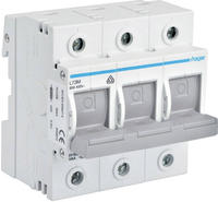 Hager L73M, Hager L73M Lasttrennschalter f&uuml;r Sicherungen D02 E18 63A AC400V 3polig