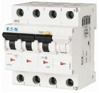 Eaton Fi/ls Kombination, 20 A, 30 Ma, Ls-charakteristik: C, 3p+n, Fi-charakteristik: