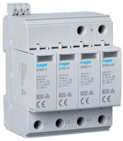 Hager SPB415, Hager SPB415 &Uuml;berspannungsableiter Typ2 4P 40kA TT/TNS mit