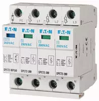 Eaton 167620, Eaton Plug-in surge arresters 3pole+n 280vac 20 ka