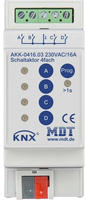 MDT AKK-0416.03, MDT technologies Schaltaktor 4-fach 2TE REG,16A,230VAC,Komp.