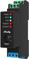 Shelly Shelly Pro2PM, Shelly Relais . "Pro 2PM" . WLAN & LAN Schaltaktor . Max. 25A .
