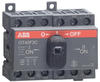 Abb-entrelec ot40f3c - Schalter ot40f3 Kontakte Montage auf DIN-Profil