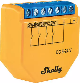 Shelly Plus i4 DC