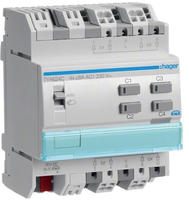 Hager TYA628C, Grau, IP20, -5 - 45 &deg;C, 65 mm, 90 mm, 1 St&uuml;ck(e)