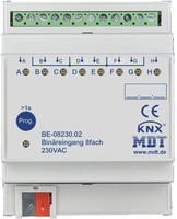 MDT BE-08230.02, MDT BE-08230.02 KNX Bin&auml;reingang 8-fach, 4TE REG, Ausf&uuml;hrung 230 V