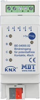 MDT BE-04000.02, MDT BE-04000.02 KNX Bin&auml;reingang 4-fach, 2TE REG, Ausf&uuml;hrung