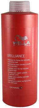 Wella Care Brilliance coloriertes, feines Haar Shampoo (1000ml)