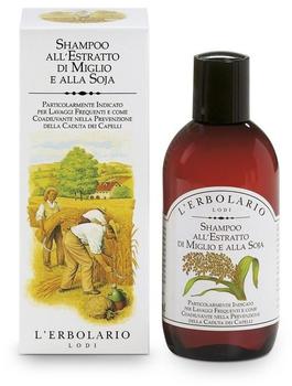 LErbolario Hirse und Soja extrakt Shampoo, 200ml