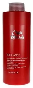 Wella Care Brilliance coloriertes, feines Haar Shampoo (500ml)