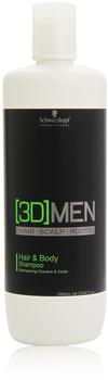 Schwarzkopf [3D]Men Hair & Body Shampoo (1000 ml)