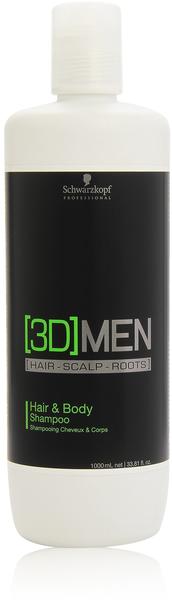 Schwarzkopf [3D]Men Hair & Body Shampoo (1000 ml)