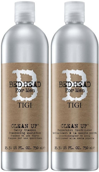 Tigi Bed Head For Men Clean It Up Shampoo & Conditioner Duo (2 x 750ml)