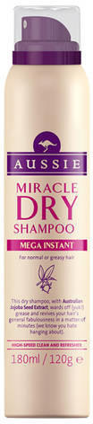 Aussie Hair Miracle Dry Shampoo Mega Instant (180 ml)