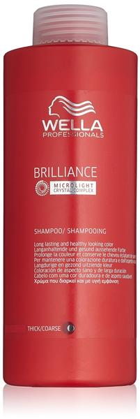 Wella Care Brilliance coloriertes, kräftiges Haar Shampoo (1000ml)