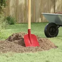 vidaXL Schaufelkopf 4 Stk. Rot 32 x 24,5 cm Pulverbeschichteter Stahl