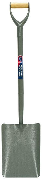 Spear & Jackson 2000AC Taper Mouth No.2 Tubular Steel Shovel with MYD-Handle, Blue