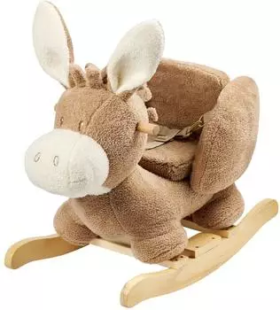 Nattou Schaukeltier Esel, 100% Polyester, beige (Teddy)