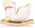 Chipolino Lamb Schaukeltier mit Sitz, Musik, Holz, Plüsch, ab 10 Monate, weiß