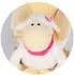 Chipolino Lamb Schaukeltier mit Sitz, Musik, Holz, Plüsch, ab 10 Monate, weiß