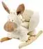 Nattou Schaukeltier Esel Teddy, ecru, inkl. Sicherheitsgurt (Nattou Teddy Ecru)