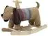 Bloomingville Charlie Schaukelhund, braun, Polyester (Charlie)