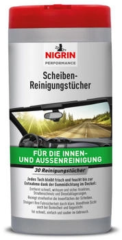 Nigrin Scheibenreinigungs-Tücher Spender-Box Scheiben-Reiniger 30x Tuch Glas
