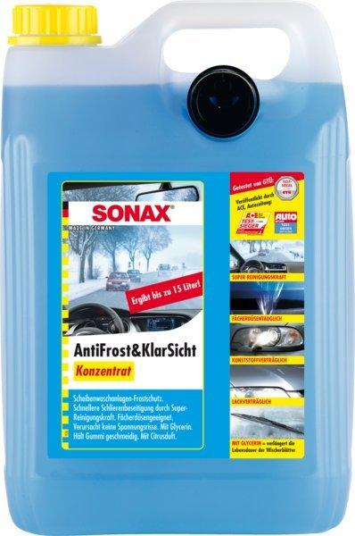 25L Hochkonzentrat Sonax AntiFrost&KlarSicht Wischwasser  Scheibenwaschanlagen-Frostschutz mit Citrusduft
