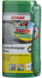 Sonax 04120410 ScheibenReinigungsTücher Box mit MicrofaserTuch 75 ml