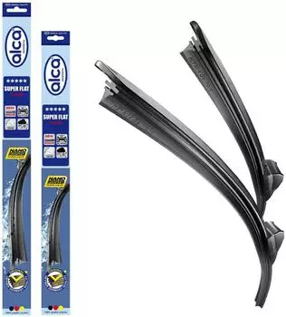 Alca Scheibenwischer-Set Super Flat, Nano Graphit, für Great Wall Lingao (96209604011)