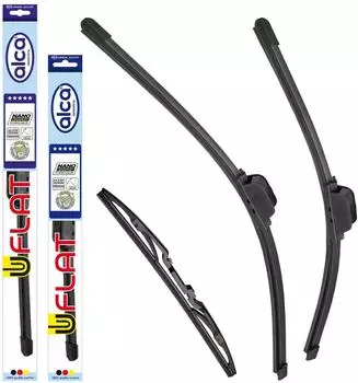 Alca Scheibenwischer Komplettset Hyundai Staria Bus, U-FLAT Nanographitbeschichtung (46943917012)