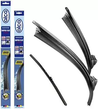 Alca Scheibenwischer Komplettset Ford Focus IV Turnier, Super Flat, Front & Heck (46912404012)