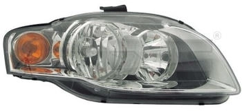 TYC 20-0529-05-2 Halogen Scheinwerfer Rechts AUDI A4 B7 11.04-06.08