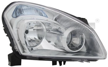 TYC 20-11571-05-2 Halogen Scheinwerfer Rechts NISSAN QASHQAI I J10