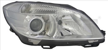 TYC 20-14427-05-2 Halogen Scheinwerfer Rechts SKODA FABIA II,