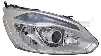 TYC 20-15316-05-2 Halogen Scheinwerfer Links FORD TRANSIT / TOURNEO