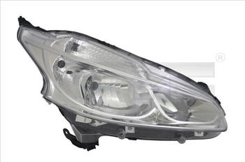 TYC 20-14350-15-2 Halogen Scheinwerfer Links PEUGEOT 208 03.12-06.15