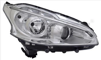 TYC 20-14353-16-2 Halogen Scheinwerfer Rechts PEUGEOT 208 03.12-06.15