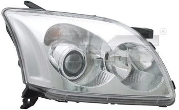 TYC 20-0370-15-2 Halogen Scheinwerfer Links TOYOTA AVENSIS T25